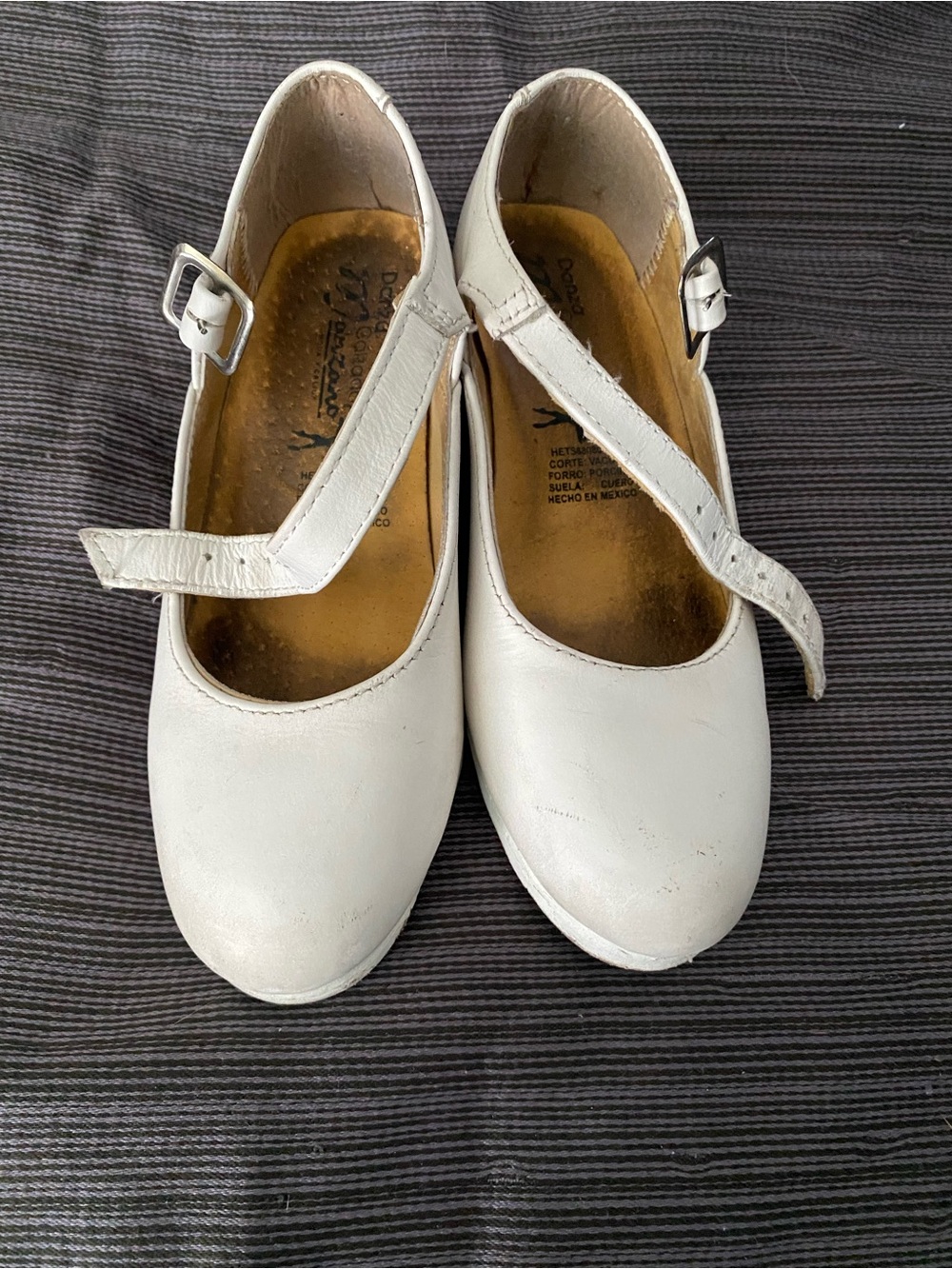 White Folklorico Shoes